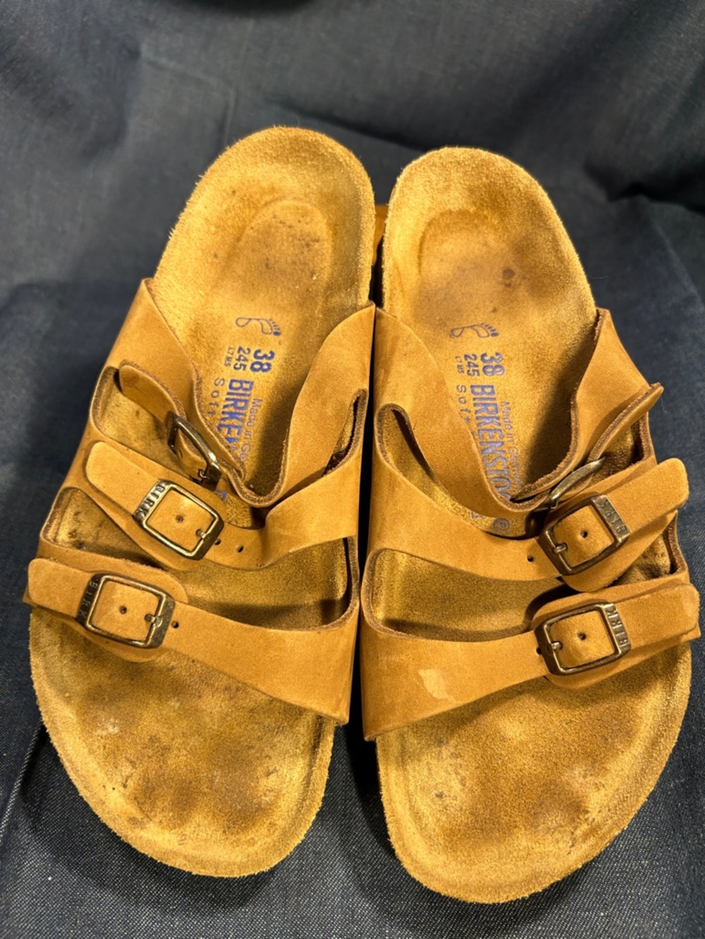 Birkenstock leather sandals made in Germany